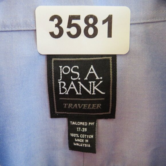 Jos. A. Bank* Men's Long Sleeve Button Down Curved Hem Dress Shirt~ Size 17"-35" - Picture 3 of 11